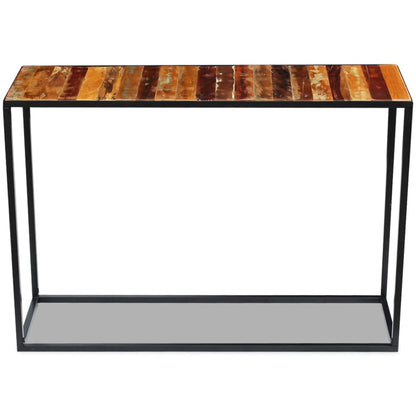 Avlastningsbord Konsollbord Trä massivt återvunnet Trä 110x35x76 cm