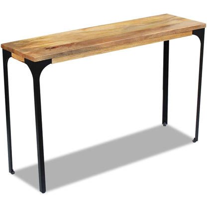 Avlastningsbord Konsollbord Trä mangoträ 120x35x76 cm