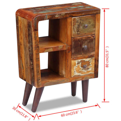 Skänk Trä återvunnet Trä 60x30x80 cm