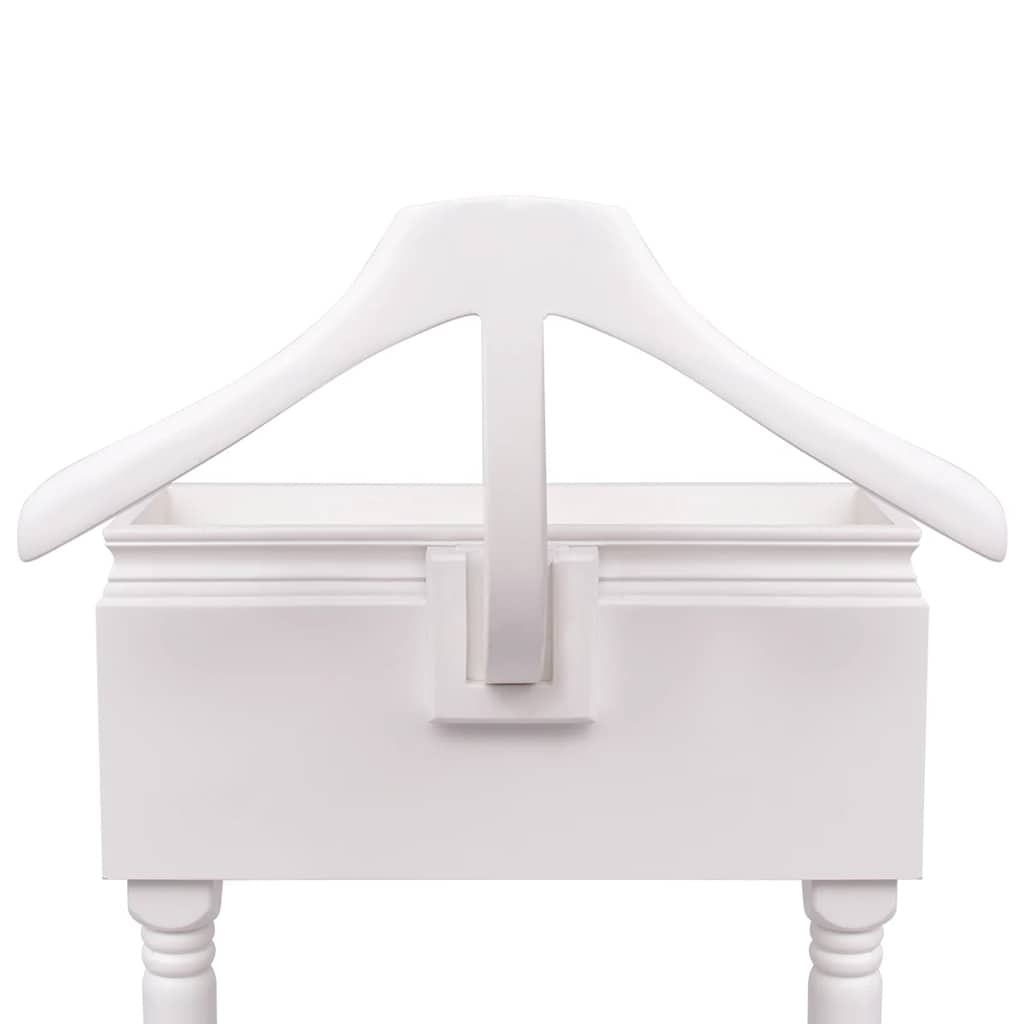 Hallmöbler Klädställ med skåp Trä vit