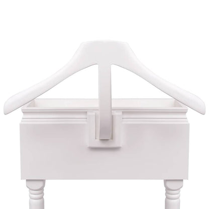 Hallmöbler Klädställ med skåp Trä vit