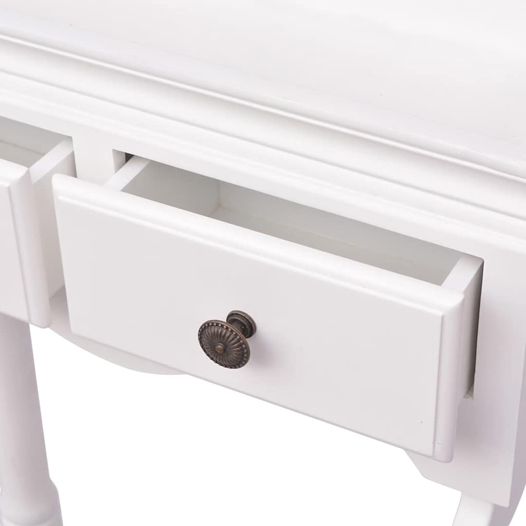 Hallmöbler Klädställ med skåp Trä vit