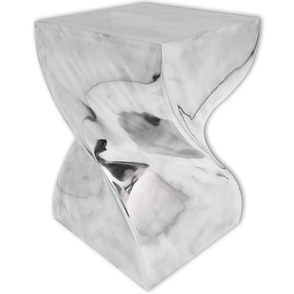 Sidobord DIV. vriden form aluminium silver