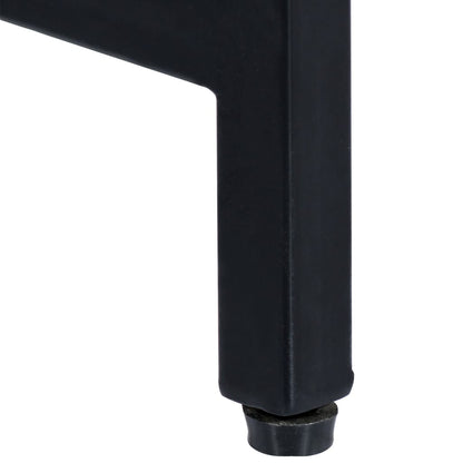 Avlastningsbord Konsollbord Trä 140x35x76 cm massivt grovt mangoträ