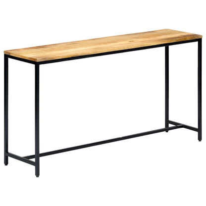Avlastningsbord Konsollbord Trä 140x35x76 cm massivt grovt mangoträ