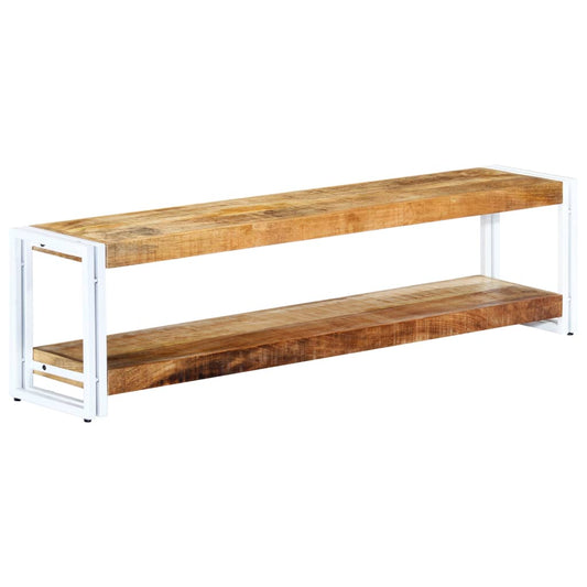 TV-bänk 150x30x40 cm massivt mangoträ