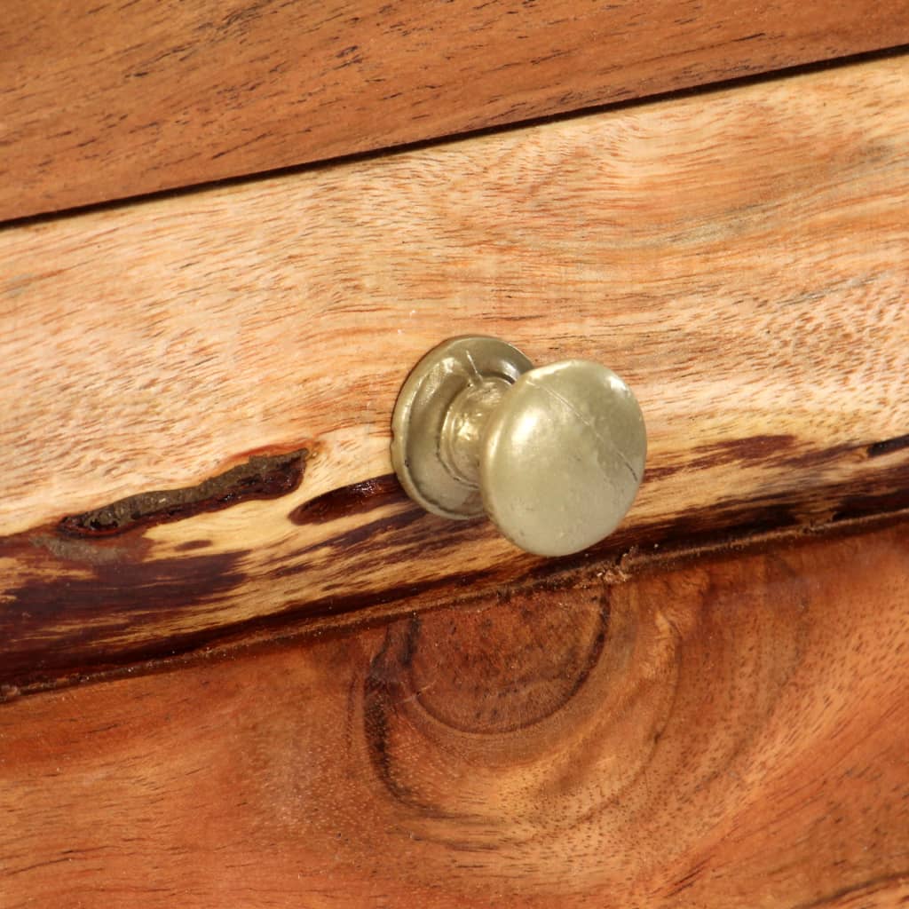 Skänk Trä 120x35x75 cm massivt akaciaträ