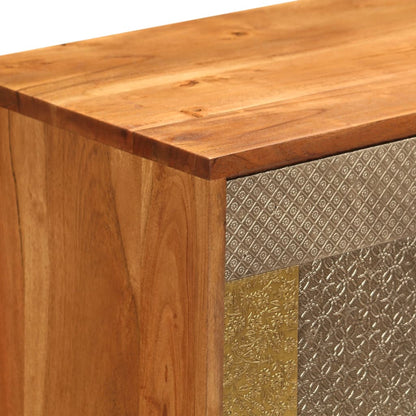 Skänk Trä 80x30x75 cm massivt akaciaträ