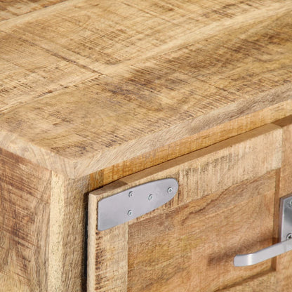 Soffbord Trä 70x70x30 cm massivt mangoträ