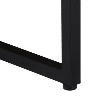 Soffbord Trä 110x110x36 cm massivt akaciaträ