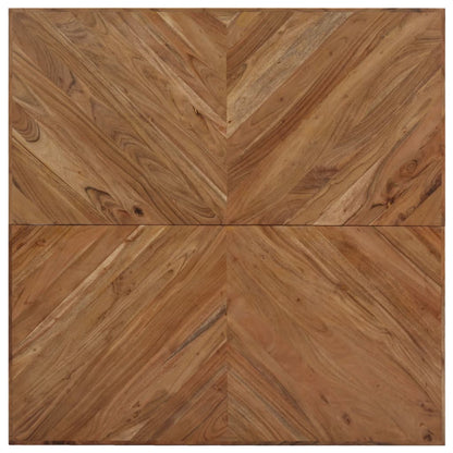 Soffbord Trä 110x110x36 cm massivt akaciaträ