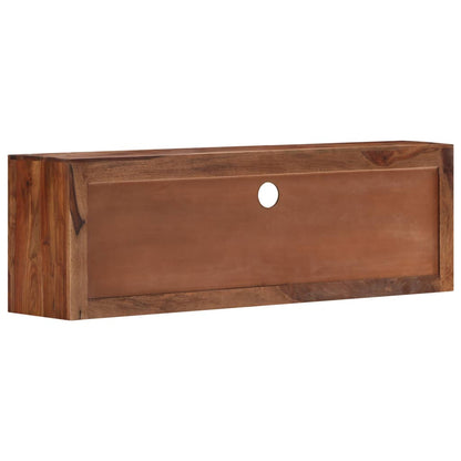 TV-bänk 120x30x40 cm massivt sheshamträ