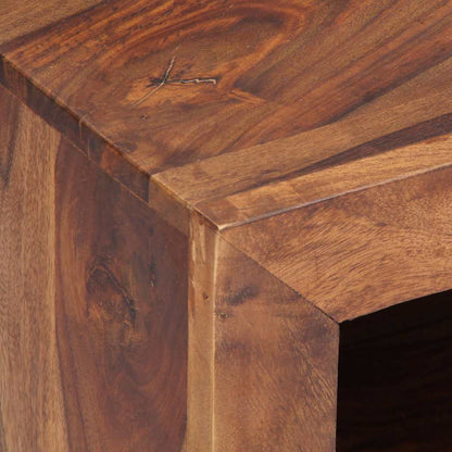 TV-bänk 120x30x40 cm massivt sheshamträ