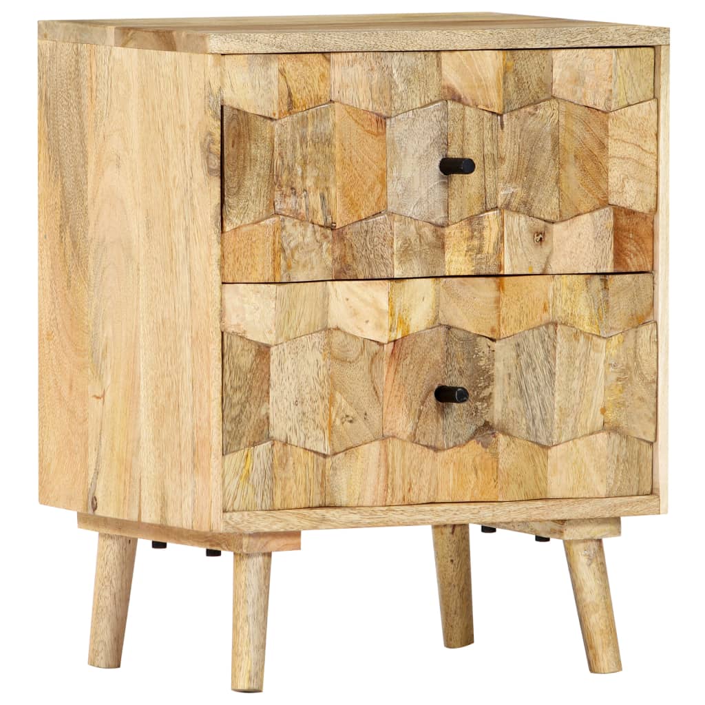 Sängbord 40x30x50 cm massivt mangoträ