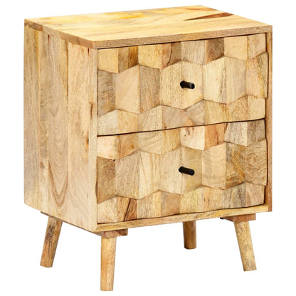 Sängbord 40x30x50 cm massivt mangoträ