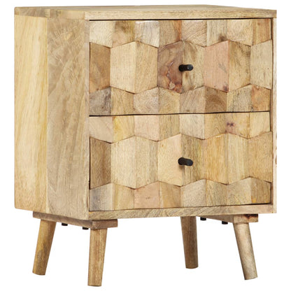 Sängbord 40x30x50 cm massivt mangoträ