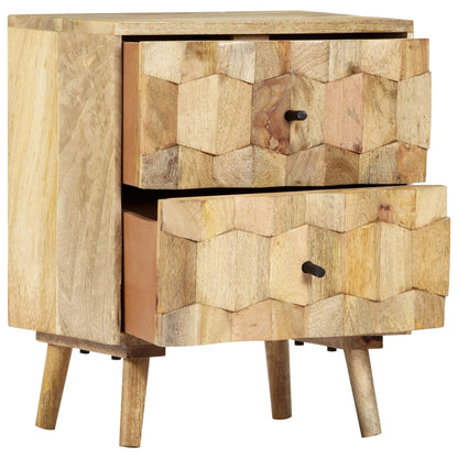 Sängbord 40x30x50 cm massivt mangoträ