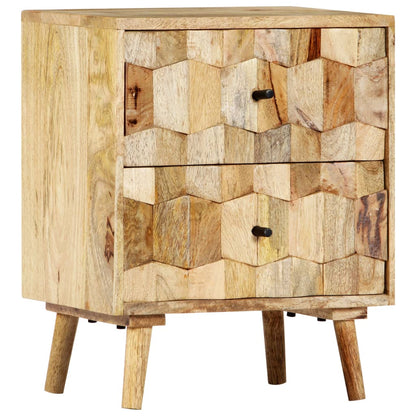 Sängbord 40x30x50 cm massivt mangoträ