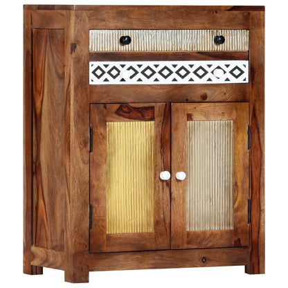 Skänk Trä 60x30x75 cm massivt sheshamträ