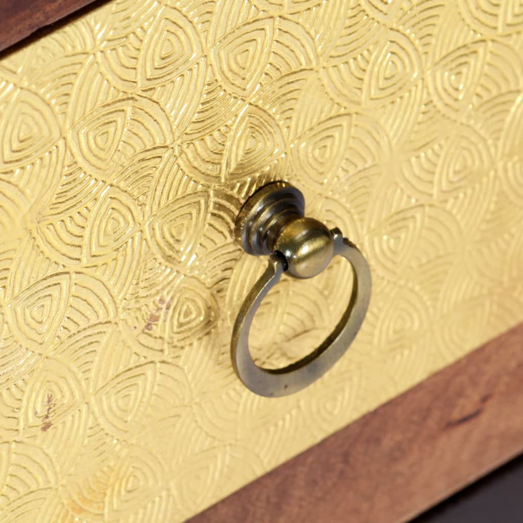 Skänk Trä 40x30x110 cm massivt sheshamträ