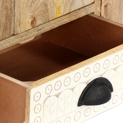 TV-bänk 120x30x40 cm massivt mangoträ