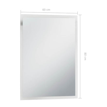 Badrumsspegel LED 60x80 cm