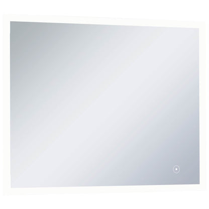 Badrumsspegel LED med touch-sensor 80x60 cm