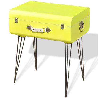 Sängbord 2 st 49,5x36x60 cm gul