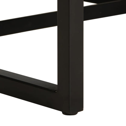 Fåtölj Svart äkta läder