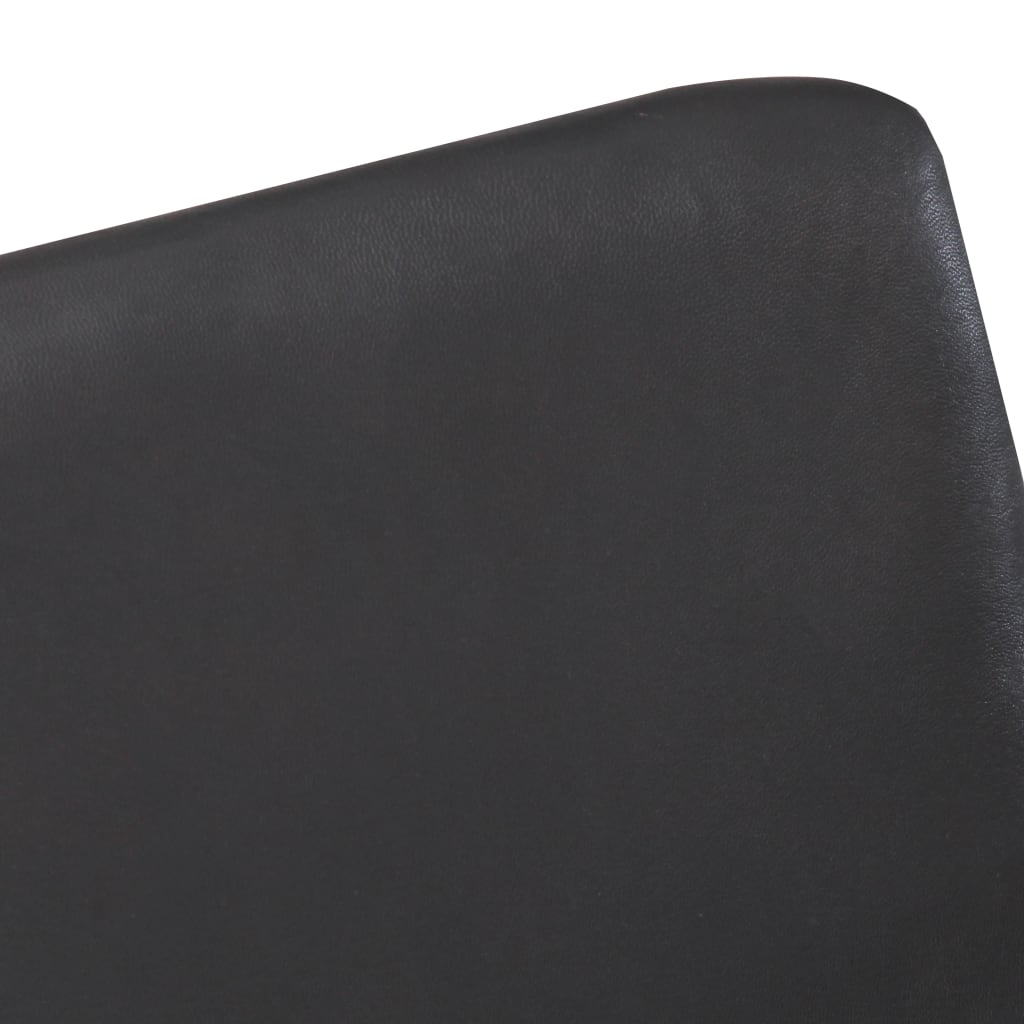 Fåtölj Grå äkta läder