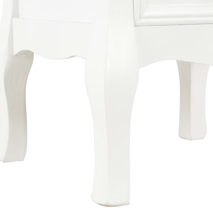 Sängbord Nattduksbord Vit 2 st vit 35x30x49 cm