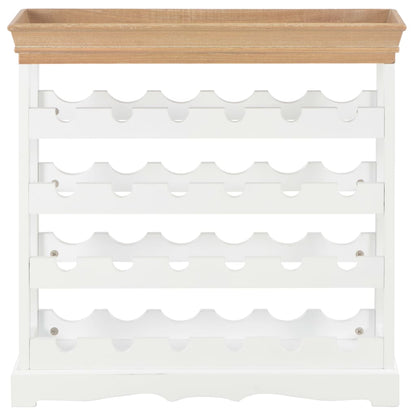 Vinställ Vinskåp Vit 70x22,5x70,5 cm MDF