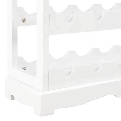 Vinställ Vinskåp Vit 70x22,5x70,5 cm MDF