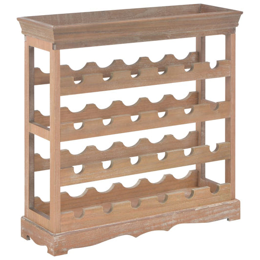 Vinställ Vinskåp Brun 70x22,5x70,5 cm MDF