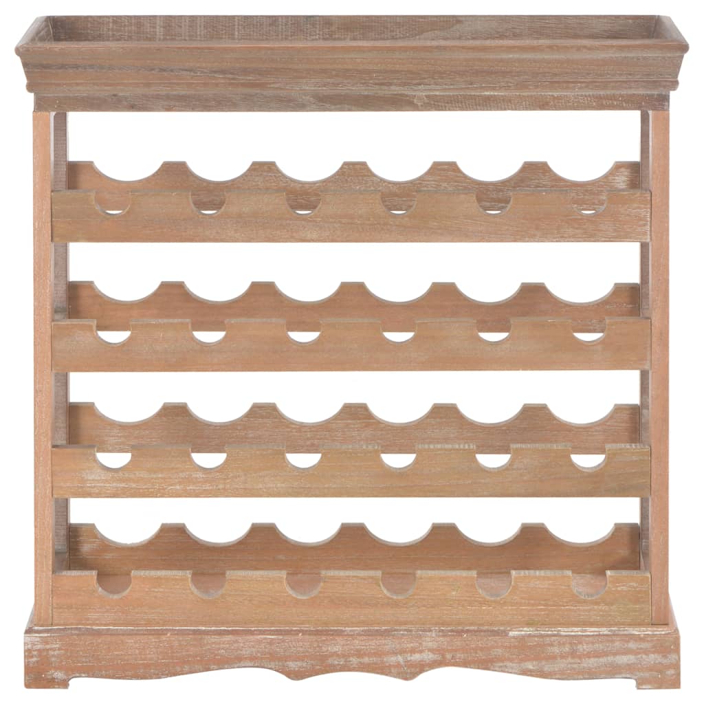 Vinställ Vinskåp Brun 70x22,5x70,5 cm MDF
