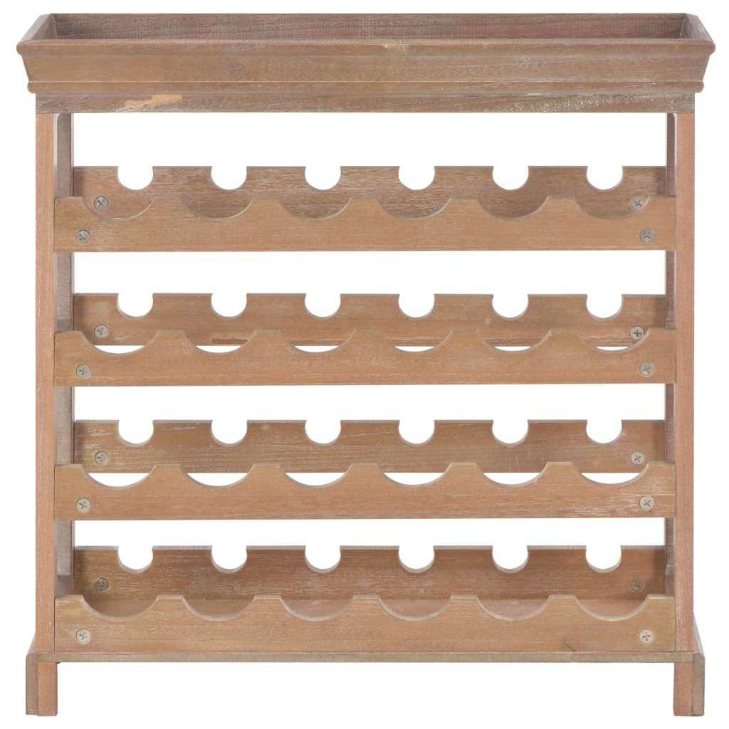 Vinställ Vinskåp Brun 70x22,5x70,5 cm MDF