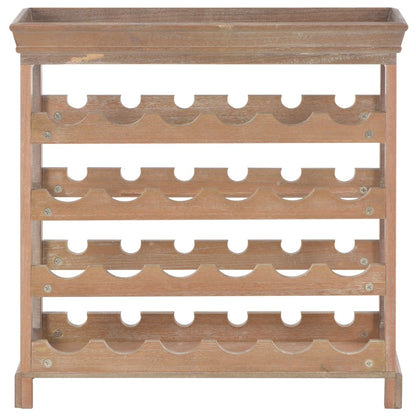 Vinställ Vinskåp Brun 70x22,5x70,5 cm MDF