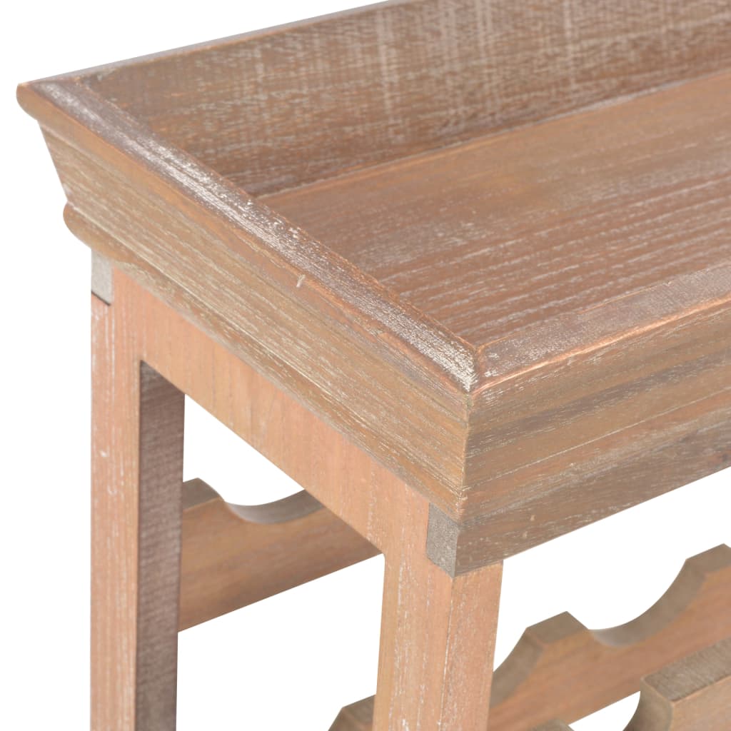 Vinställ Vinskåp Brun 70x22,5x70,5 cm MDF