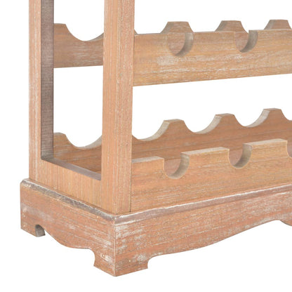 Vinställ Vinskåp Brun 70x22,5x70,5 cm MDF