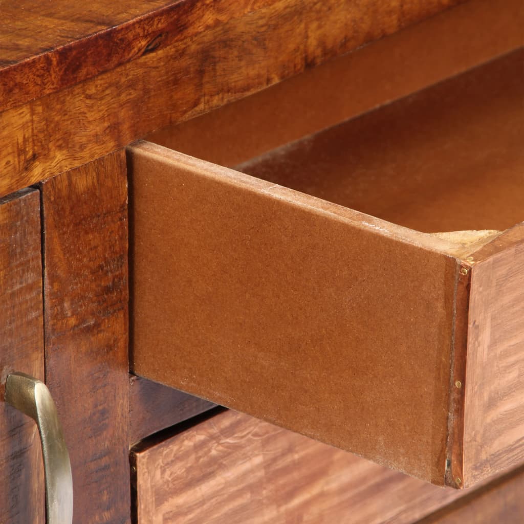 Skänk Trä 118x30x75 cm massivt mangoträ