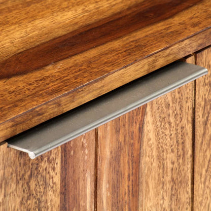 TV-Möbel Trä TV-Bänk 140x30x40 cm massivt sheshamträ