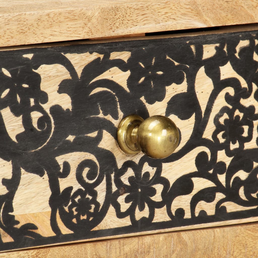 TV-Möbel Trä TV-Bänk 100x30x45 cm massivt mangoträ