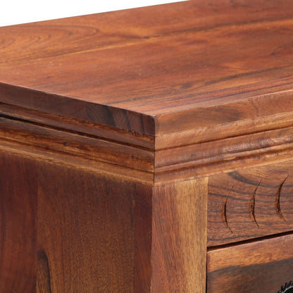 Skänk Trä 50x30x100 cm massivt akaciaträ