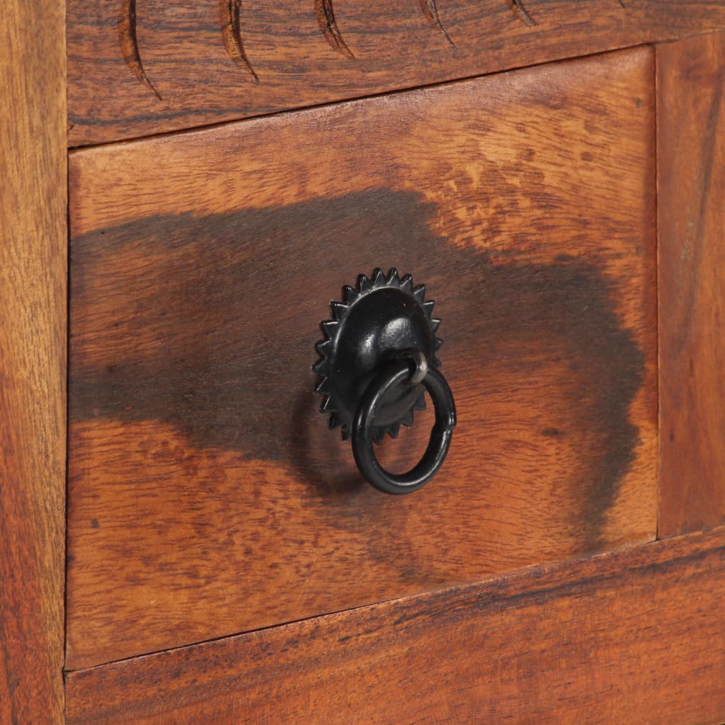 Skänk Trä 50x30x100 cm massivt akaciaträ