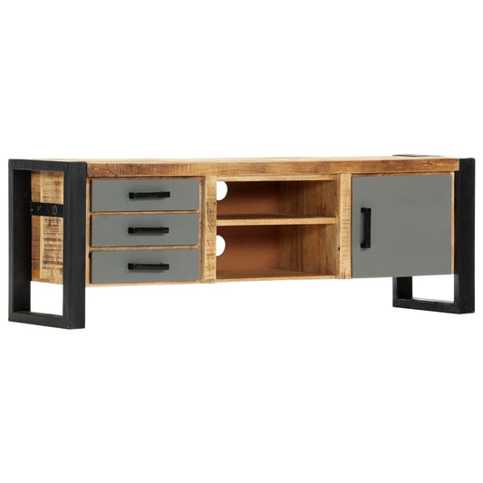 TV-bänk 120x30x40 cm massivt mangoträ