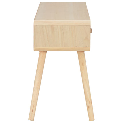 Avlastningsbord Konsollbord Trä 100x35x68 cm massivt trä