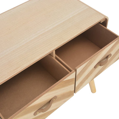Avlastningsbord Konsollbord Trä 100x35x68 cm massivt trä