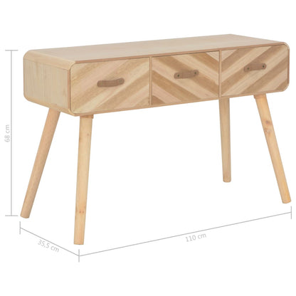 Avlastningsbord Konsollbord Trä 100x35x68 cm massivt trä