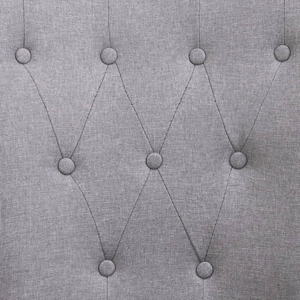 Matstol Ljusgrå med armstöd tyg