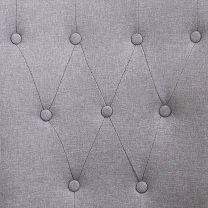 Matstol Ljusgrå med armstöd tyg